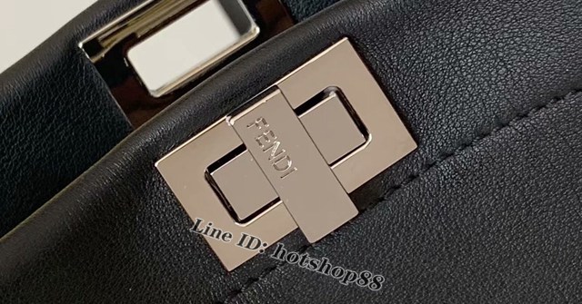 FENDI专柜精品包包 芬迪peekaboo8106S Fendi升級版義大利皮拼色手挽手提肩背包 fdzg2419